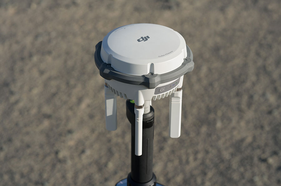 D-RTK 3 installed high as relay
