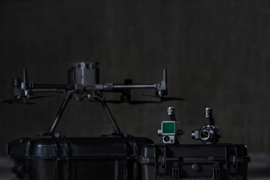 DJI Zenmuse P1 mounted on drone platform