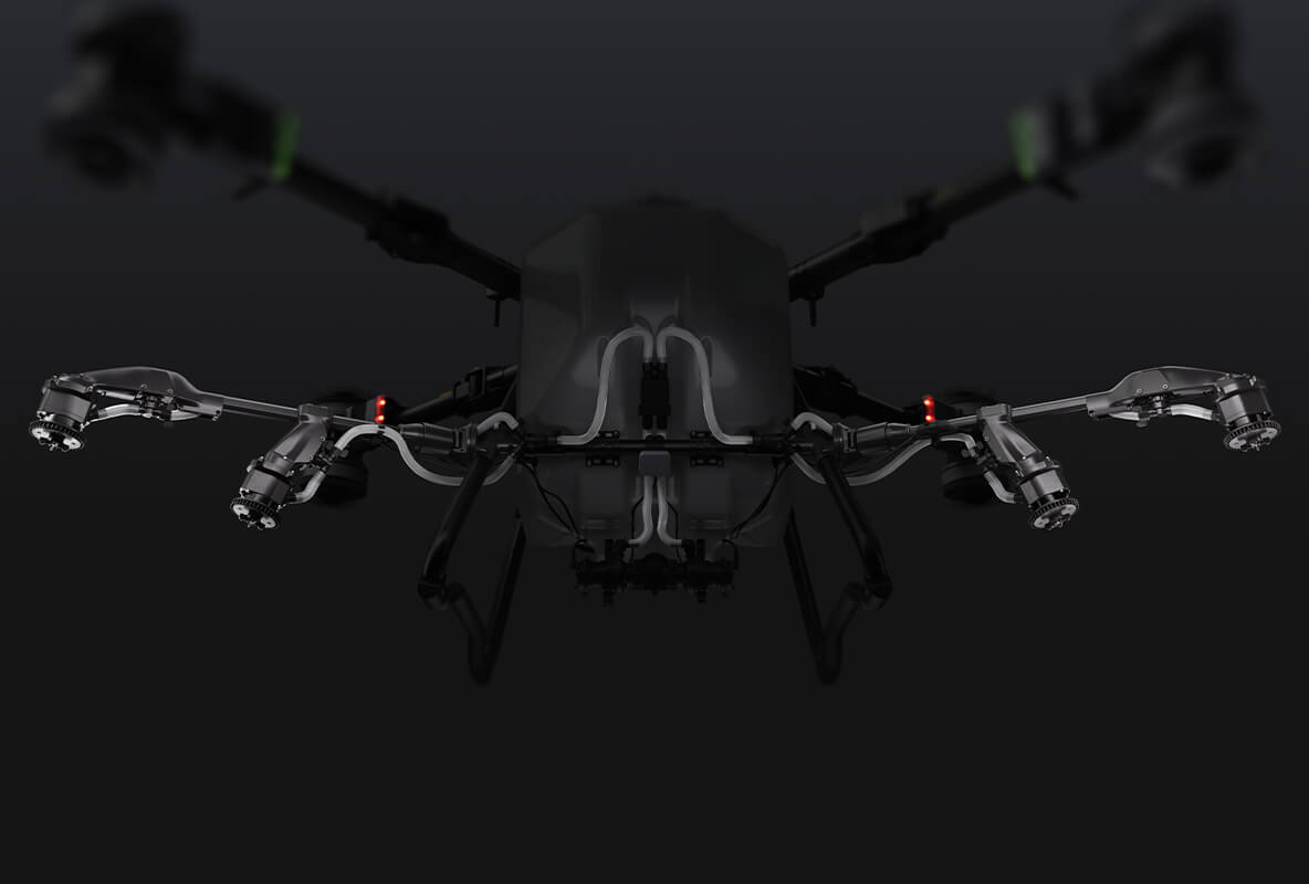 Rear Four Sprinklers Array