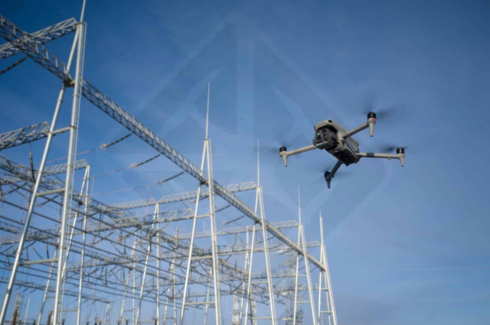 DJI drone inspection work