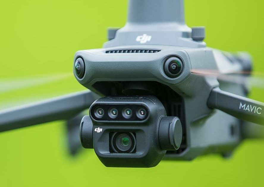 Mavic 3 Multispectral camera array detail