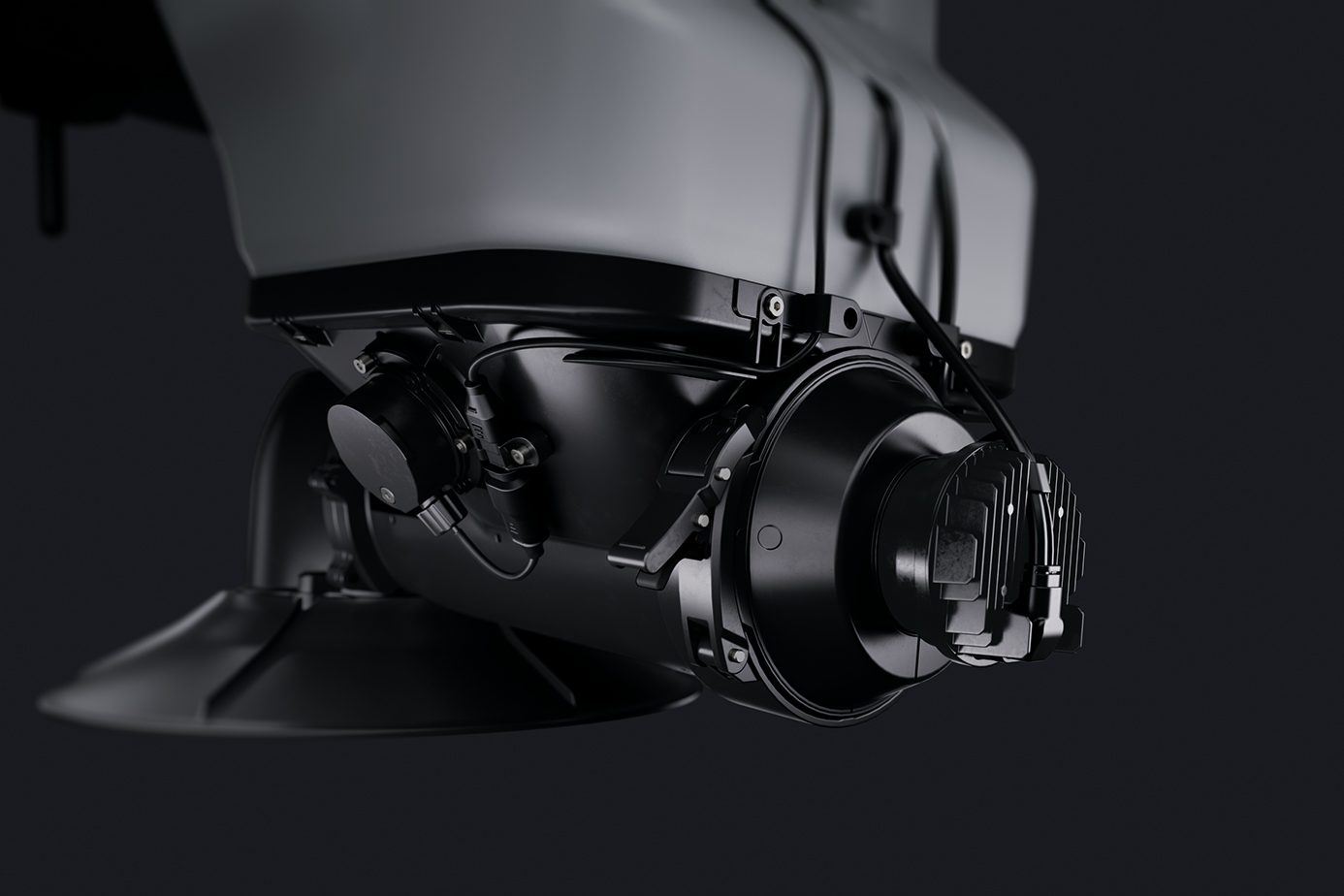DJI Agras T70 commercial spraying drone in field