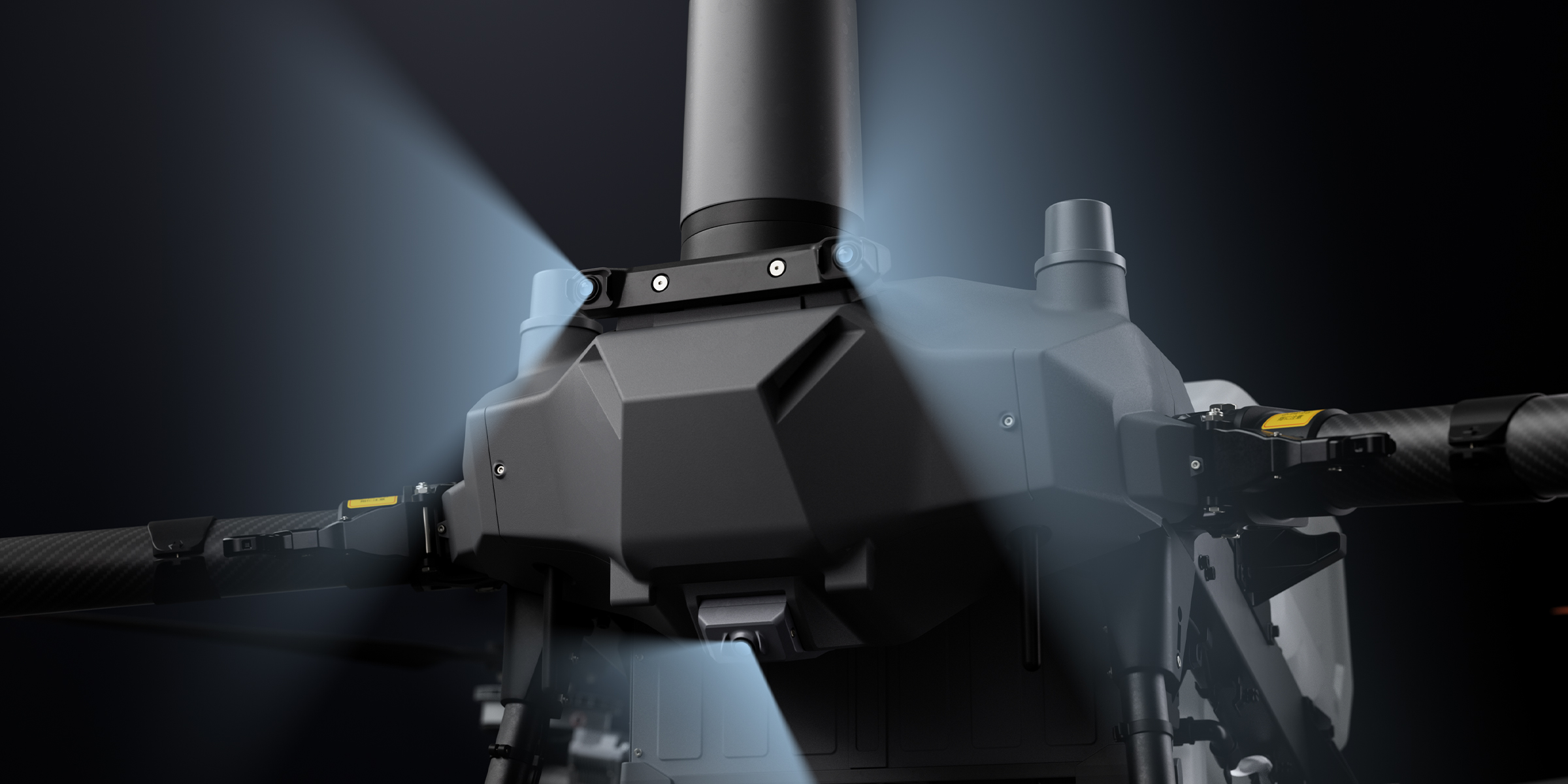 DJI Agras T70P obstacle avoidance and radar tracking demonstration
