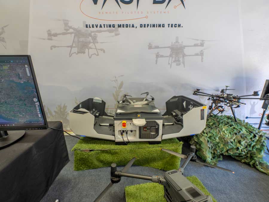DJI Dock 3 opening during Drone Sales UK demonstration