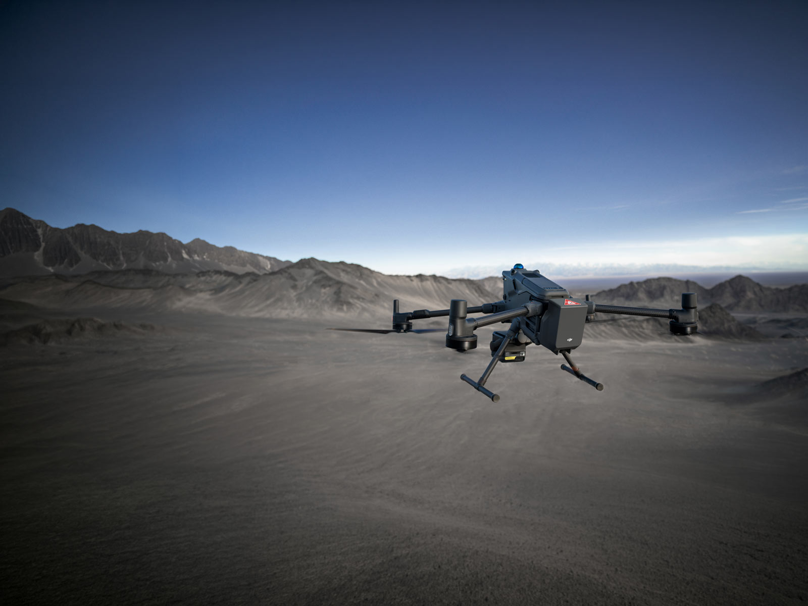 DJI AP100 Parachute recovery system mounted on a DJI Matrice 400
