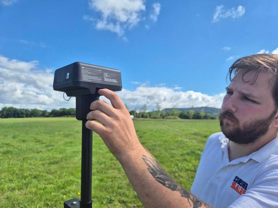 RTK drone mapping data used to create terrain models and contour plans
